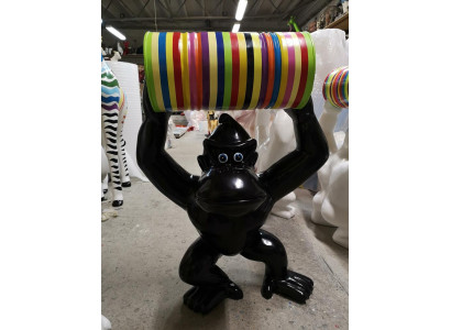 Gorilla Abstract Figuur Moderne Standbeelden Sculpturen Decoratie Tuin Figuren Standbeeld
