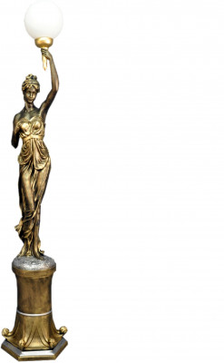 XXL Ontwerp Staande Lamp Staande Lamp Sculptuur Figuur Figuren Beeld 227cm