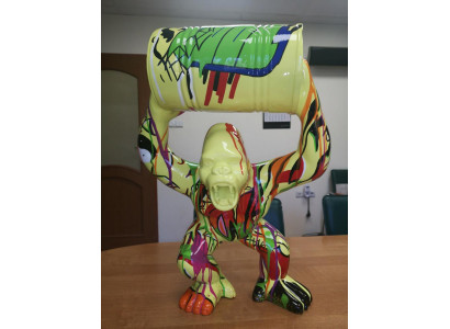 Beeld Standbeelden Decoratie Deco Gorilla Tuin Nieuwe Designer Figuur Standbeeld Modern