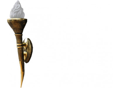 Ontwerp wandlamp licht lampen wand hanglamp Olympisch vuur wand nieuw