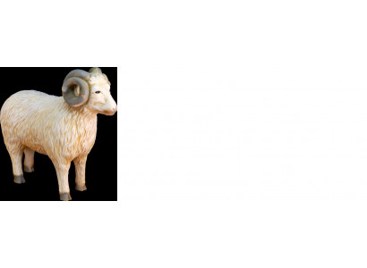 Ontwerp Ram figuur standbeeld sculptuur figuren beeldhouwwerken decoratie decor nieuw 3039