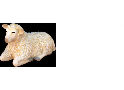 Ontwerp liggend schaap figuur standbeeld sculptuur figuren sculpturen decoratie nieuw 3036.