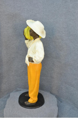 Cubaanse boer sculptuur figuur beeldhouwwerken zwart decoratie standbeeld figuren