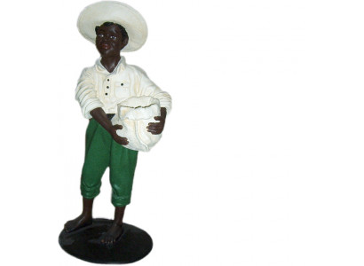 Ontwerp jongen met tas figuur standbeeld sculptuur figuren sculpturen decoratie 7088