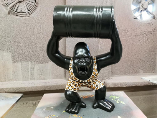 Ontwerper Figuur Standbeeld Moderne Figuren Beelden Decoratie Deco Gorilla Tuin Nieuw