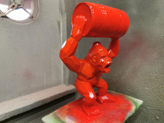 Ontwerper Figuur Standbeeld Moderne Figuren Standbeelden Decoratie Deco Gorilla Tuin Nieuw