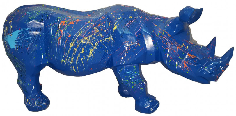 Abstracte neushoorn moderne decoratie sculptuur figuren sculpturen decoratie nieuw.