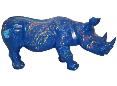 Abstracte neushoorn moderne decoratie sculptuur figuren sculpturen decoratie nieuw.
