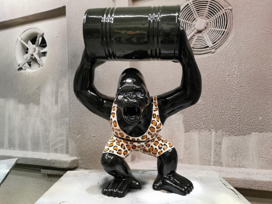 Ontwerper figuur standbeeld moderne figuren beelden decoratie decoratie gorilla tuin nieuw