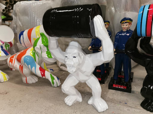 Ontwerper Figuur Standbeeld Moderne Figuren Beelden Decoratie Deco Gorilla Tuin Nieuw