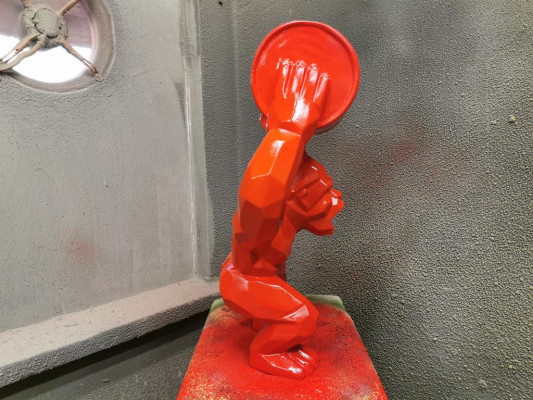 Ontwerper Figuur Standbeeld Moderne Figuren Beelden Decoratie Decoratie Gorilla Tuin Nieuw