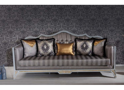 Bankstel 3 zits Banken Banken Driepersoons Textiel Luxe Bank Bekleding Barok