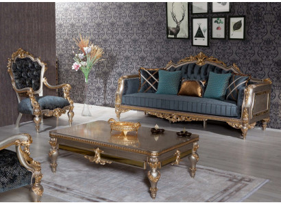 Sofa set 3+1 zitbank zitkussen salontafel 3-delige set meubels