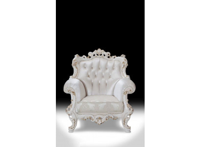 Chesterfield Design Fauteuil Bekleding Luxe Stoffen Bankstellen 1-zits Koninklijk