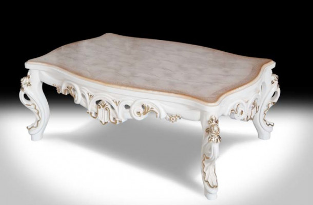Salontafel tafel Designer Bijzettafel 130x80 Salontafels Tafels Barok