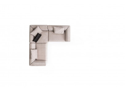 Hoekbank Beige L-vorm woonlandschap Hoekbank Bank Moderne Bank