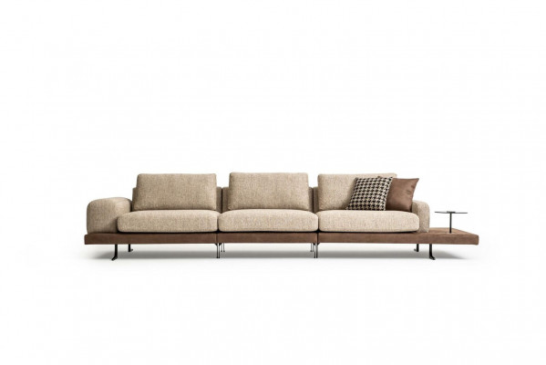 Bankstel 4-zits luxe gestoffeerde bank Nieuw ontwerp Textiel Woonkamer Modern