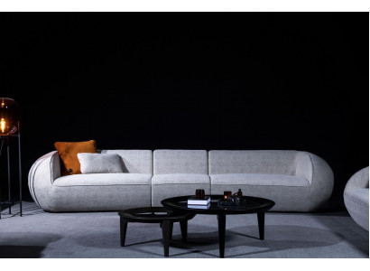 Grote vijfzits woonkamer meubels textiel bankstellen luxe moderne meubels