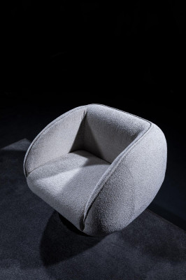 Textiel fauteuil 1-zits gestoffeerde fauteuil Modern Design Luxe woonkamer
