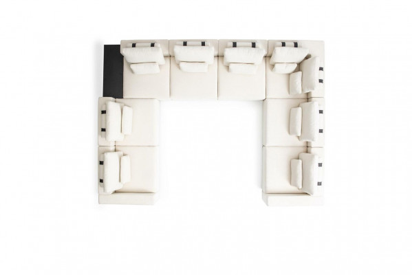 Textiel U-vormige bankstellen Woonkamer Design Hoekbank Bankstellen Bank.