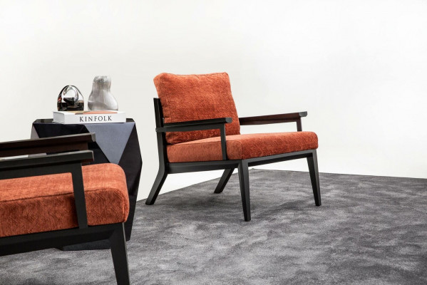Fauteuil 1-zits Stof Woonkamer Luxe Bekleding Nieuw Modern Ontwerp