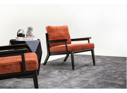 Fauteuil 1-zits Stof Woonkamer Luxe Bekleding Nieuw Modern Ontwerp