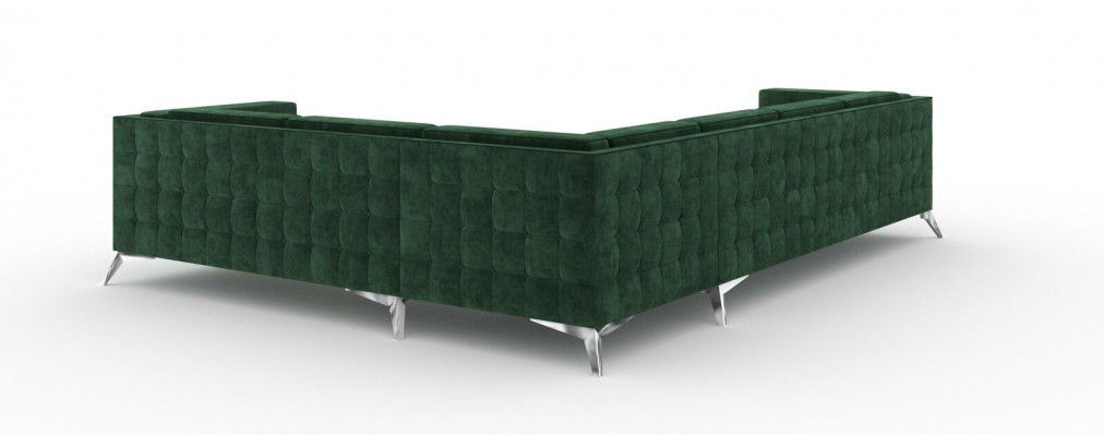 Stof L-vorm bank woonlandschap hoekbank set design modern bank modern nieuw