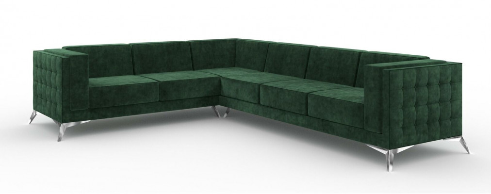 Stof L-vorm bank woonlandschap hoekbank set design modern bank modern nieuw