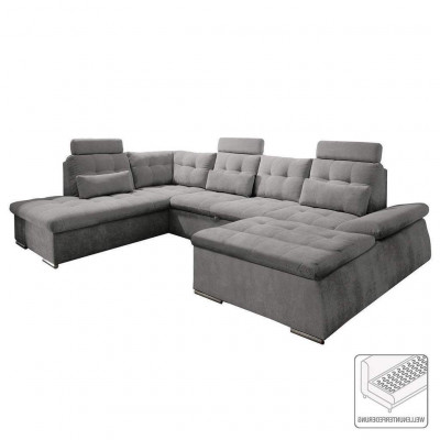 Hoekbank U-vorm Bank Woonlandschap Set Bedfunctie Bekleding Design