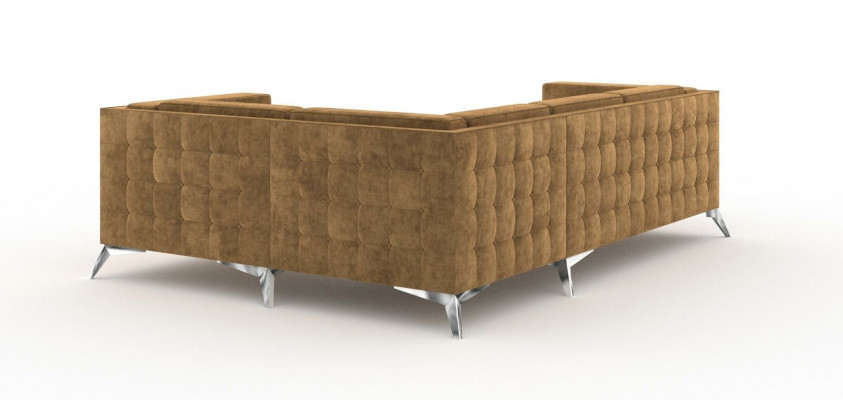 Stof L-vorm bankstel woonlandschap hoekbank set modern ontwerp sofa