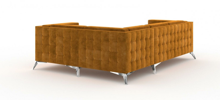 Hoekbank L-vormig designbank Bank Bekleding Zitgroep Stof Woonlandschap