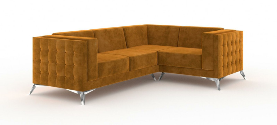 Hoekbank L-vormig designbank Bank Bekleding Zitgroep Stof Woonlandschap