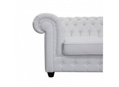 Chesterfield 3+1 leren slaapbank met bedfunctie leren bank bankstel sofa