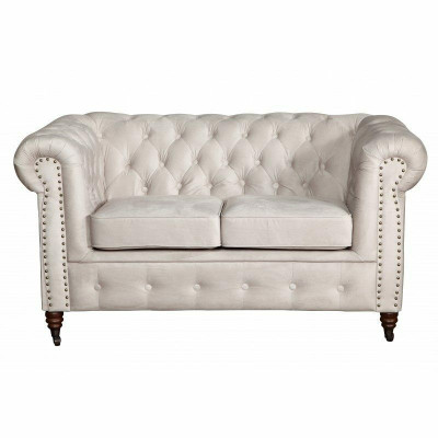 Chesterfield 3+2+1 Zitsbankstel + Hocker Bankstel Leer Textiel Banken