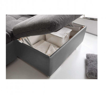 Ontwerp hoekbank stof L-vorm slaapfunctie bank bekleding hoek modern