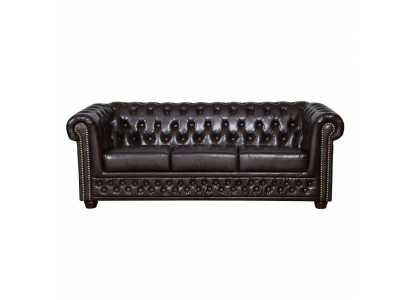 Chesterfield bankstel bank 3+1+1 bank stof set banken sofa's Yorki Nieuw.