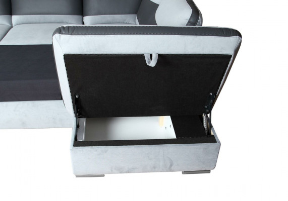 Hoekbank Hoek Keuze Lederen Stof Bekleding Textiel Bed Doos Bank Bank Hoek