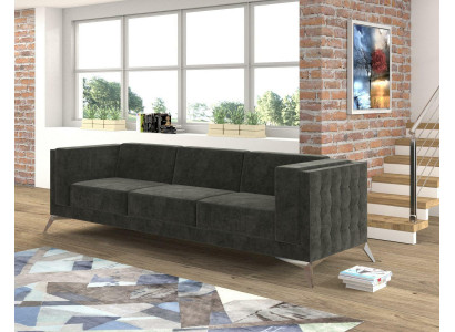 Ontwerp Bankstel 3-Zits Chesterfield Bank Bekleed Bankstellen Designbank Driedelig Nieuw