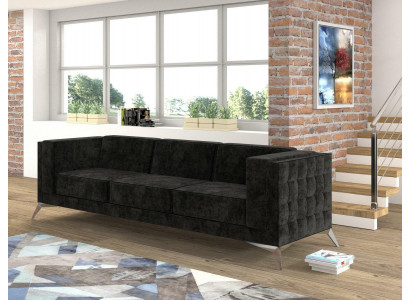 Sofa Bank Bekleding Textiel Banken Zitbankstellen Ontwerp Club Chesterfield