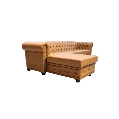Chesterfield leren bank bank hoekbank lederen bankstel bekleding hoekbanken