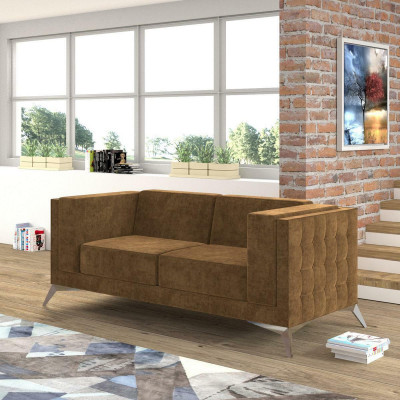 Chesterfield Gestoffeerde Bank Stoffen Bank Bank Bankstel Tweezitsbank 2-zits