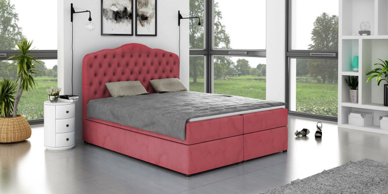 Ontwerper bed Chesterfield Hotelbedden Tweepersoons Slaapkamer Luxe