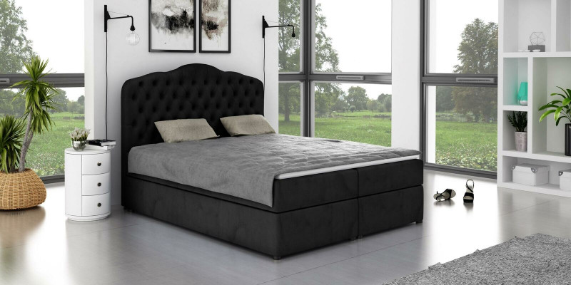 Ontwerper bed Chesterfield Hotelbedden Tweepersoons Slaapkamer Luxe