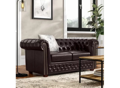 Chesterfield bankstel 2+1 zits designbank gestoffeerde banken modern