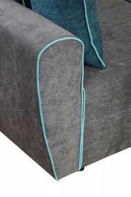 Grote bank hoekbank slaapbank XXL gestoffeerde hoekbank stoffen woonlandschap