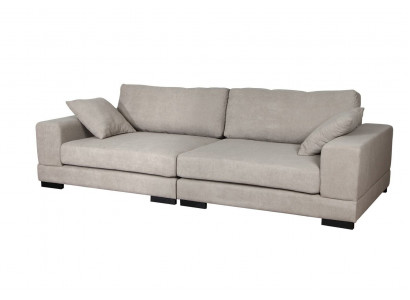 Bankstel 4-zits stoffen bankstellen Luxe designerbank Banken groot Gestoffeerde fauteuil 274cm
