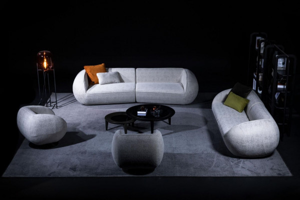 Sofaset Lounge Zitgroep Driepersoons Bank Fauteuil Moderne