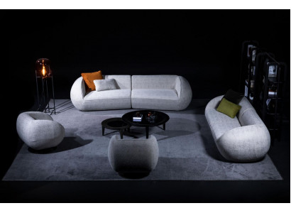 Sofaset Lounge Zitgroep Driepersoons Bank Fauteuil Moderne