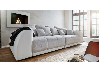 Sofa Bank 310cm Gestoffeerde Banken 5-zits Stof grote xxl Woonkamer Bankstellen
