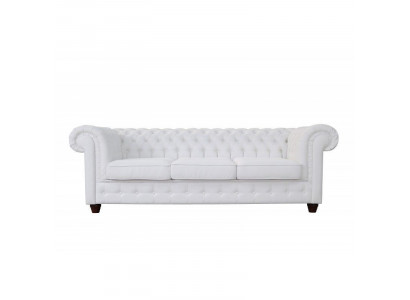 Designklassieker Chesterfield Grote XXL Bank Lederen Textiel Sofa's Banken 3-zits
